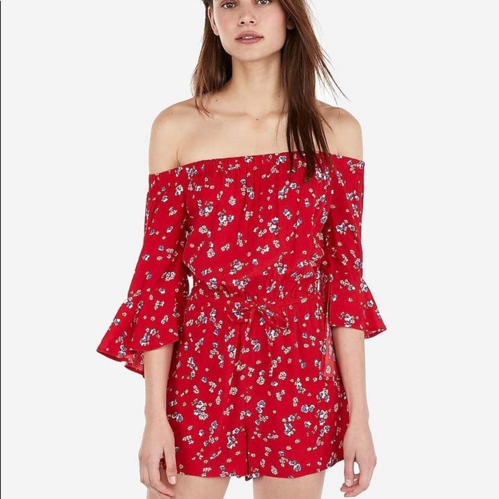 Off the shoulder romper